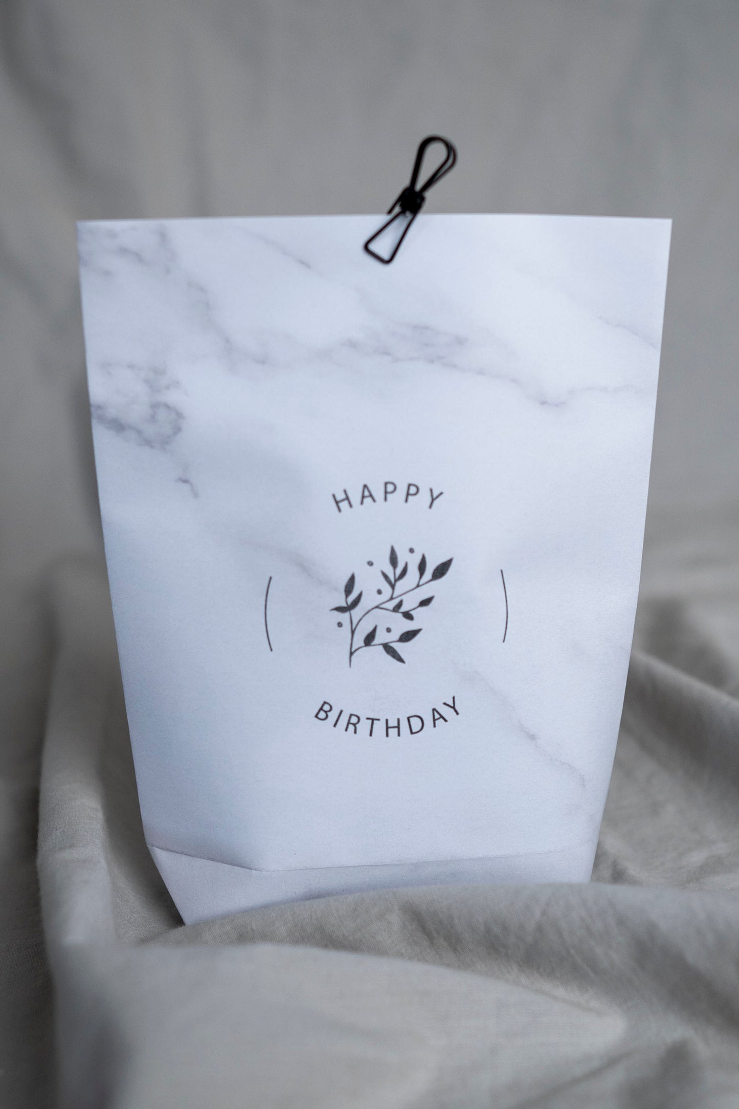 Geschenktüte Happy Birthday | Druckvorlage