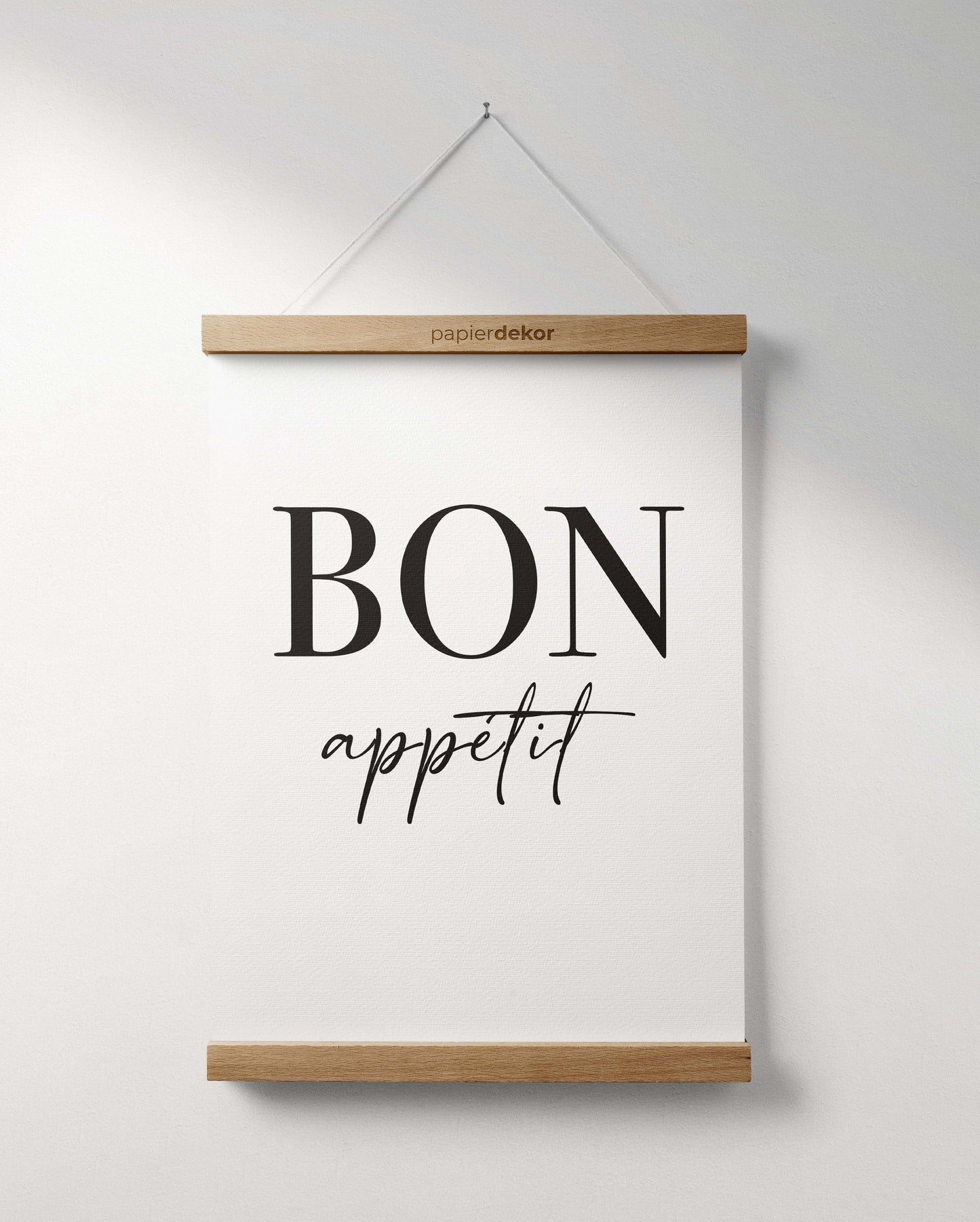 Poster Bon appétit | Druckvorlage