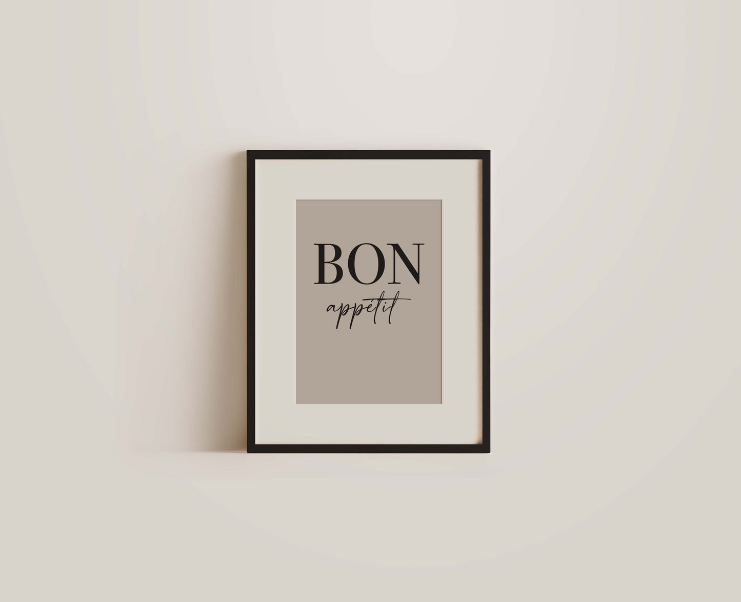 Poster Bon appétit | Druckvorlage