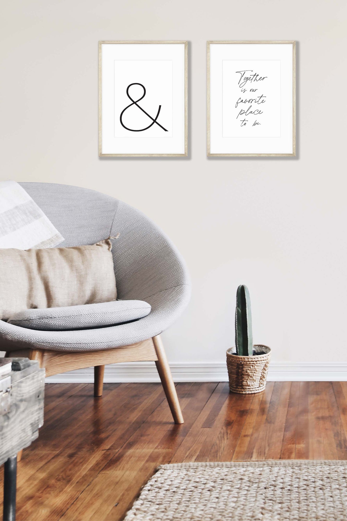 Poster Together is our favorite place to be | Druckvorlage