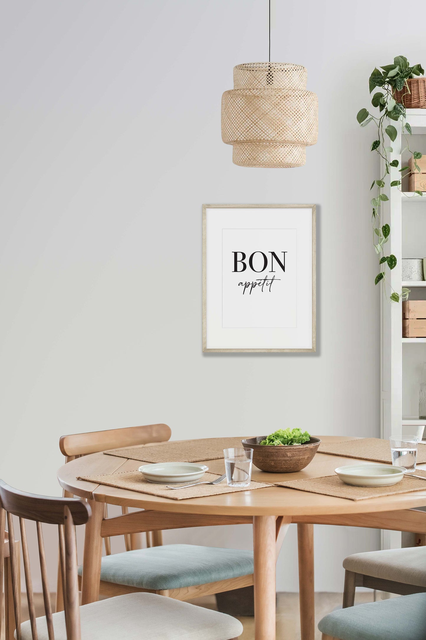 Poster Bon appétit | Druckvorlage