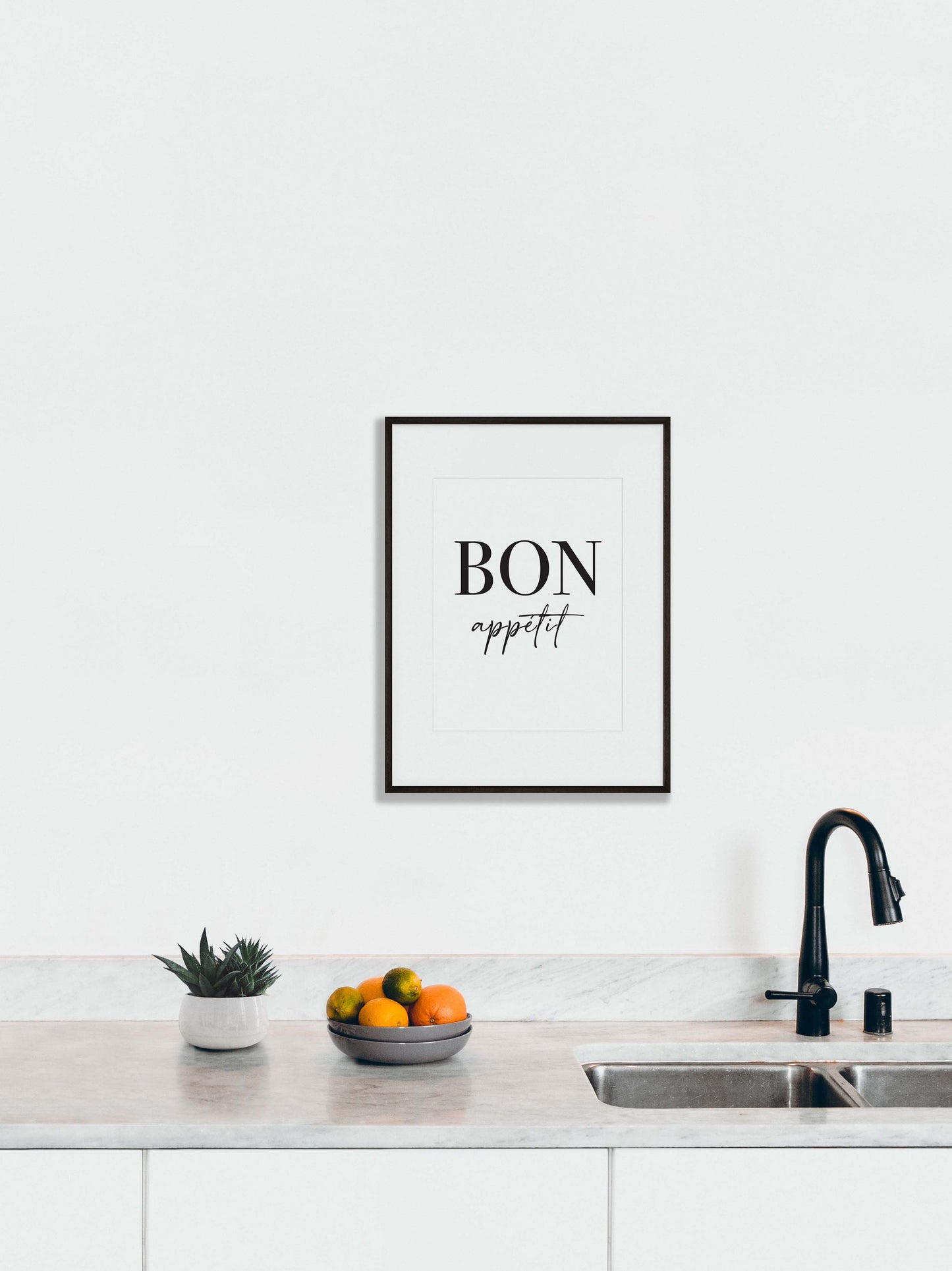 Poster Bon appétit | Druckvorlage