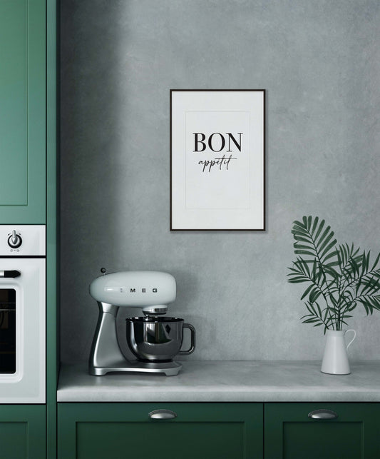 Poster Bon appétit | Druckvorlage
