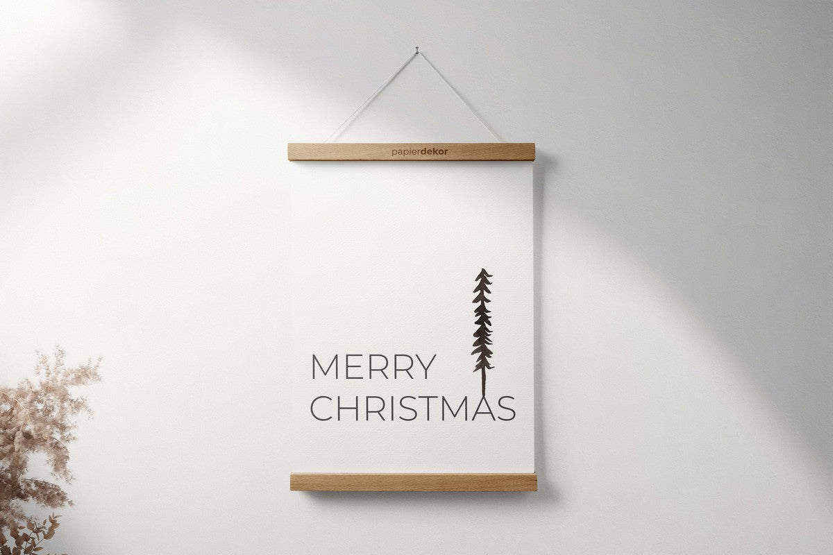 Poster Merry Christmas | Druckvorlage