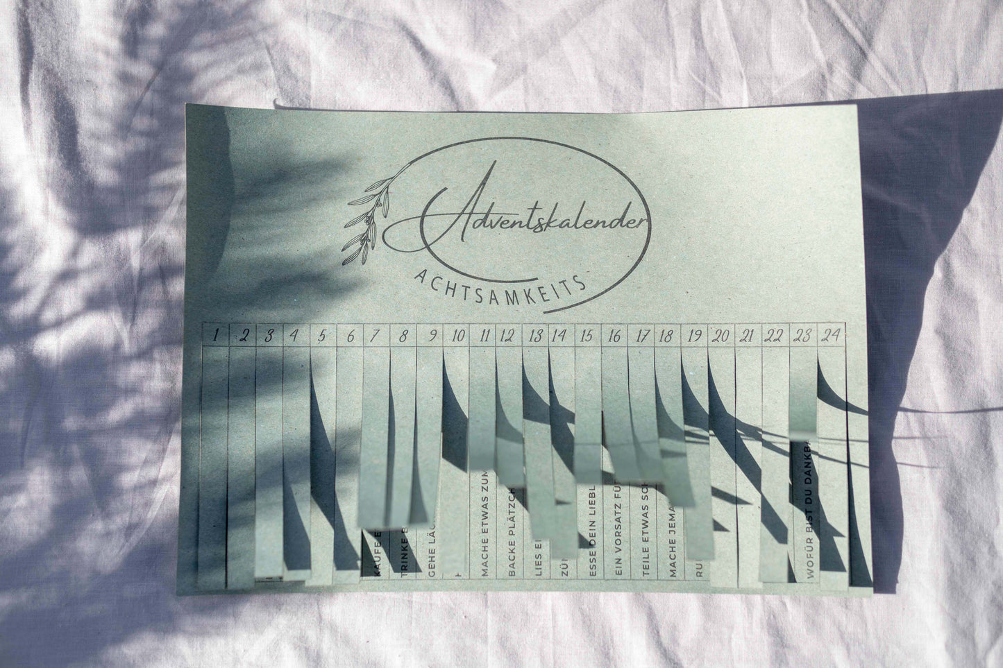 Achtsamkeits-Adventskalender | Druckvorlage